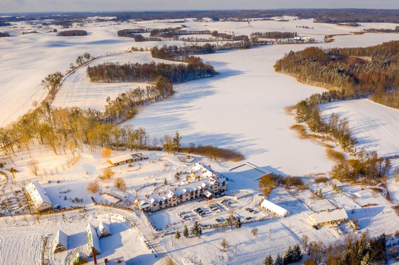 Folwark Lekuk Hotel Łękuk Mały Buitenkant foto