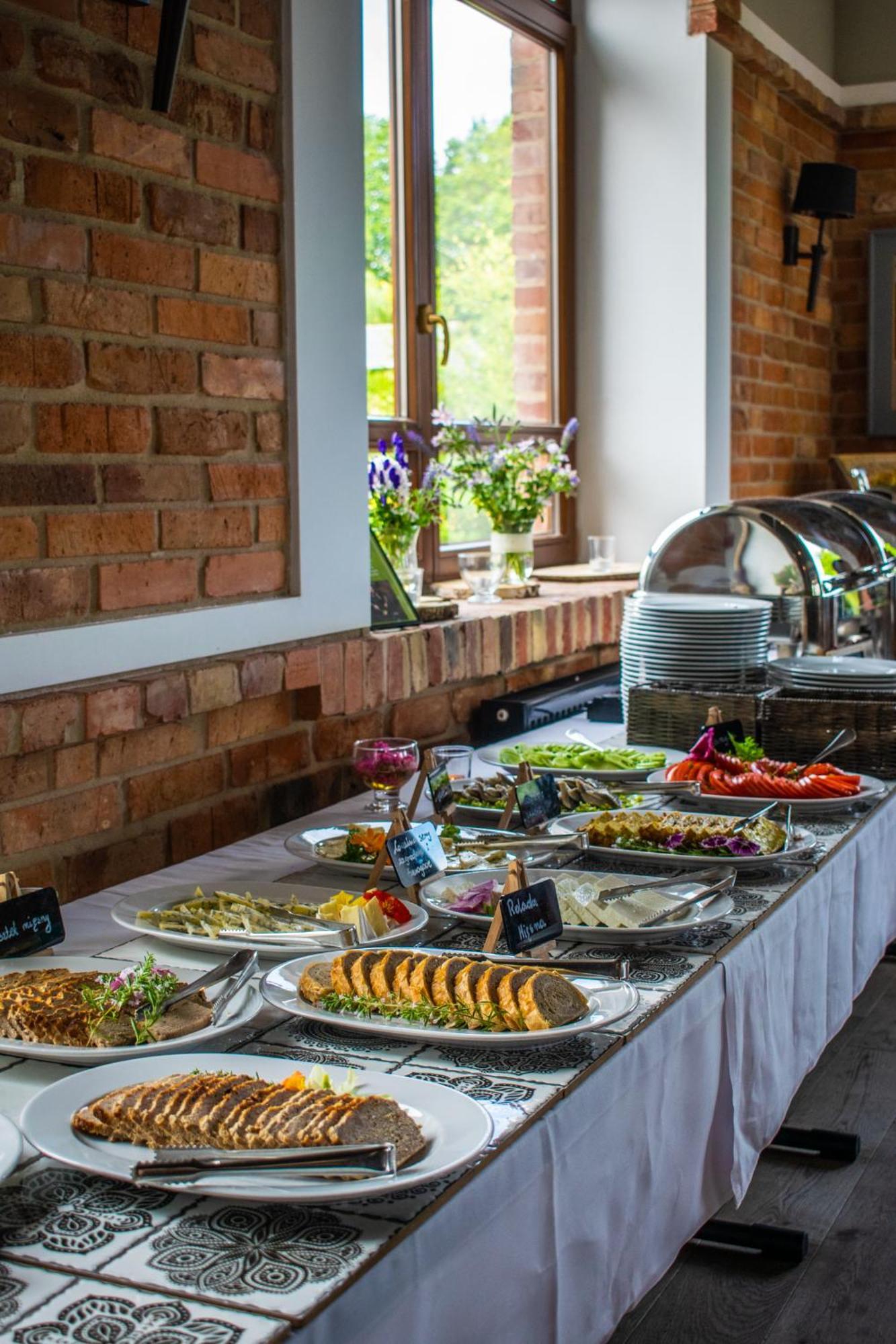 Folwark Lekuk Hotel Łękuk Mały Buitenkant foto