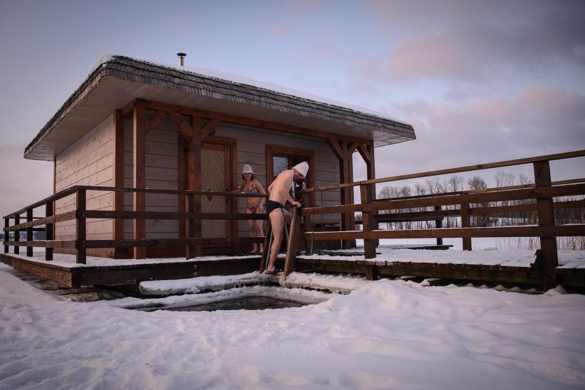 Folwark Lekuk Hotel Łękuk Mały Buitenkant foto