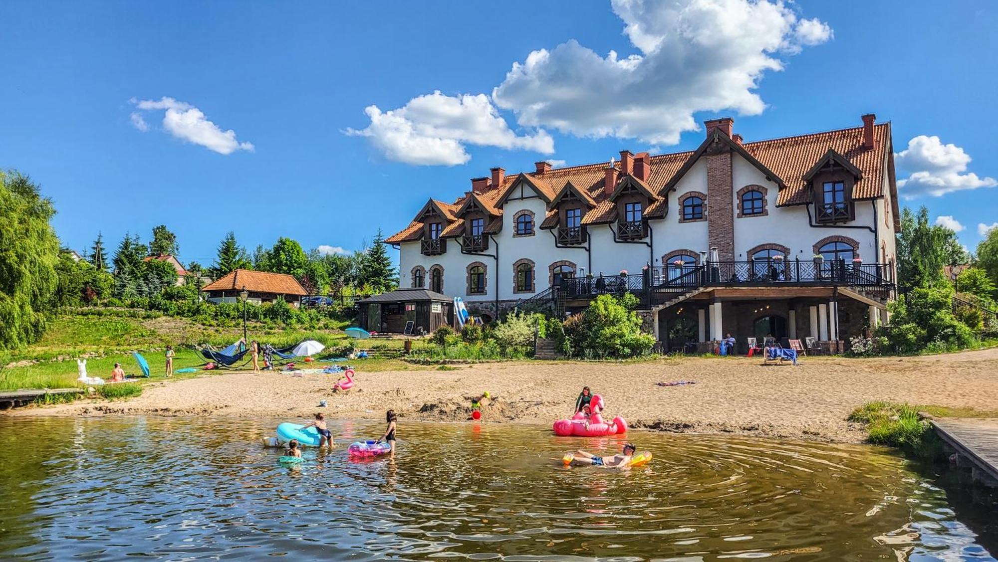 Folwark Lekuk Hotel Łękuk Mały Buitenkant foto
